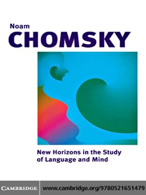 cover image of New Horizons in the Study of Language and Mind